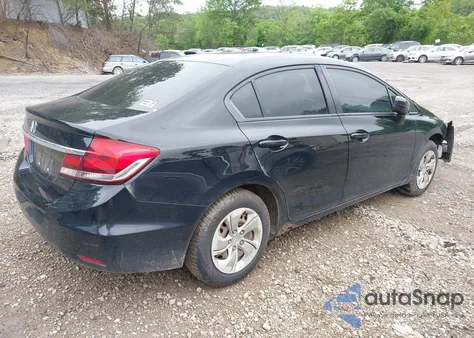 2015 Honda Civic Lx из США, поврежденный, VIN 19XFB2E57FE050365